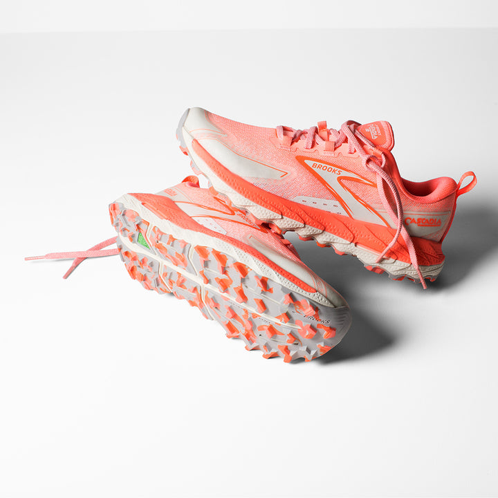 Brooks Cascadia 18 Womens | Ember/blue Wash/flame