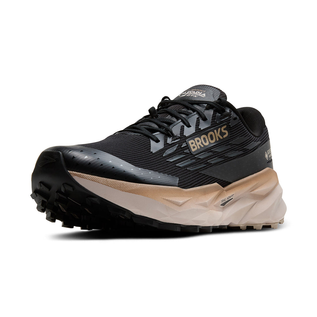 Brooks Cascadia 19 GTX Mens | Black/Ebony/Chateau Gray
