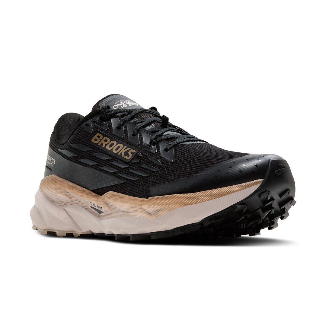 Brooks Cascadia 19 GTX Mens | Black/Ebony/Chateau Gray