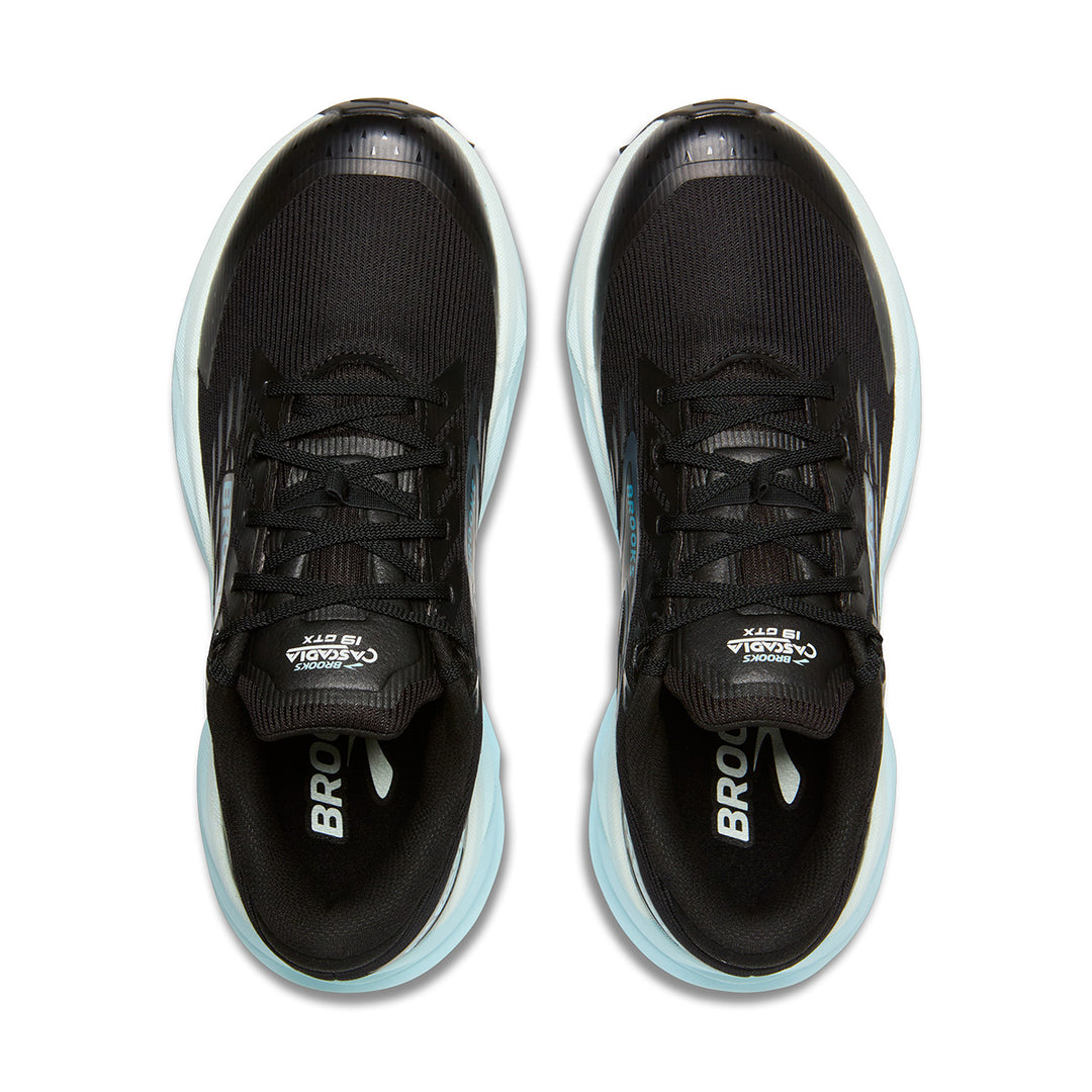 Brooks Cascadia 19 GTX Womens | Black/Ebony/Blue Flower
