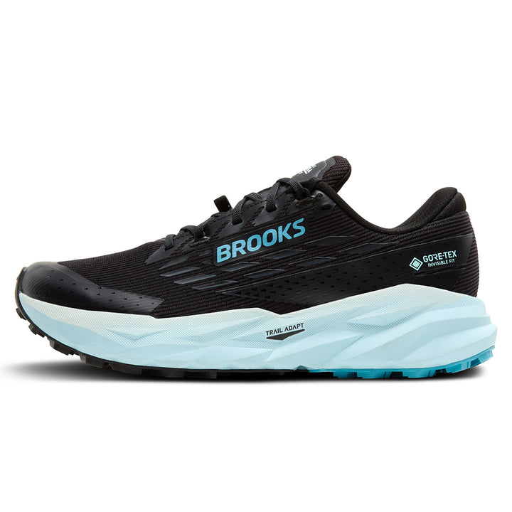 Brooks Cascadia 19 GTX Womens | Black/Ebony/Blue Flower