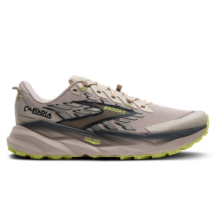 Brooks Cascadia 19 Mens | Chateau/ebony/sunny Lime
