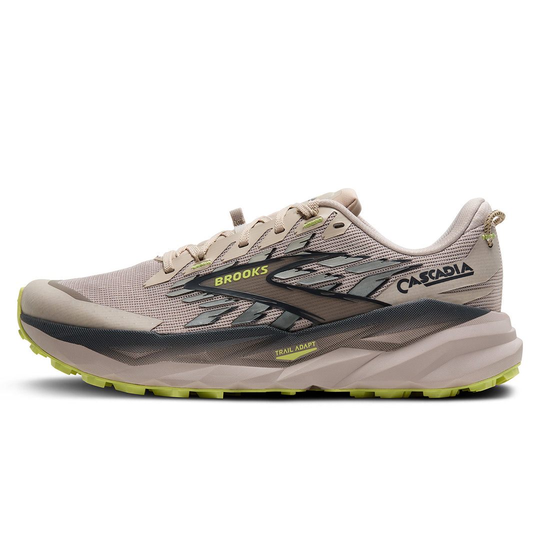 Brooks Cascadia 19 Mens | Chateau/ebony/sunny Lime