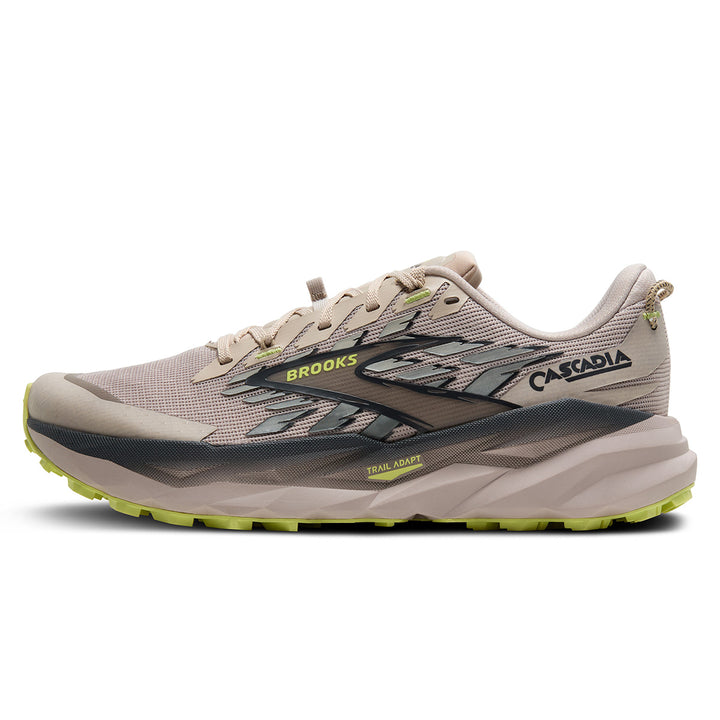 Brooks Cascadia 19 Mens | Chateau/ebony/sunny Lime