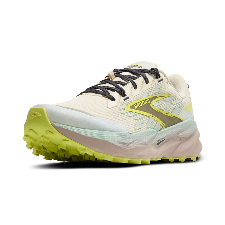Brooks Cascadia 19 Womens | Coconut/misty Blue/ebony