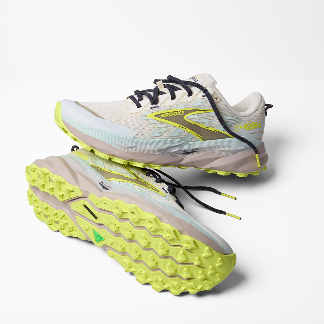 Brooks Cascadia 19 Womens | Coconut/misty Blue/ebony