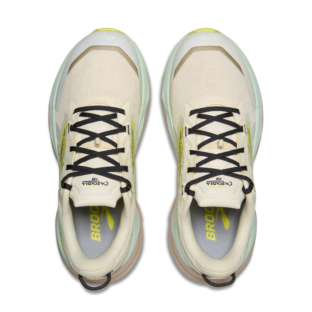 Brooks Cascadia 19 Womens | Coconut/misty Blue/ebony