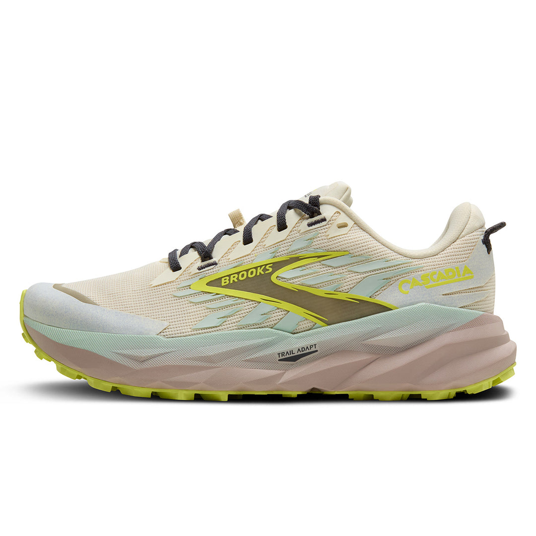 Brooks Cascadia 19 Womens | Coconut/misty Blue/ebony