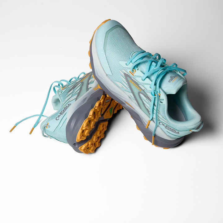 Brooks Cascadia 19 Womens | Clearwater/primer Grey/apricot