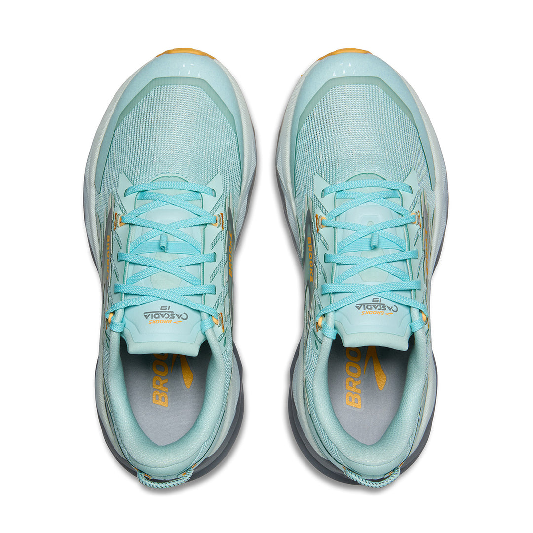 Brooks Cascadia 19 Womens | Clearwater/primer Grey/apricot