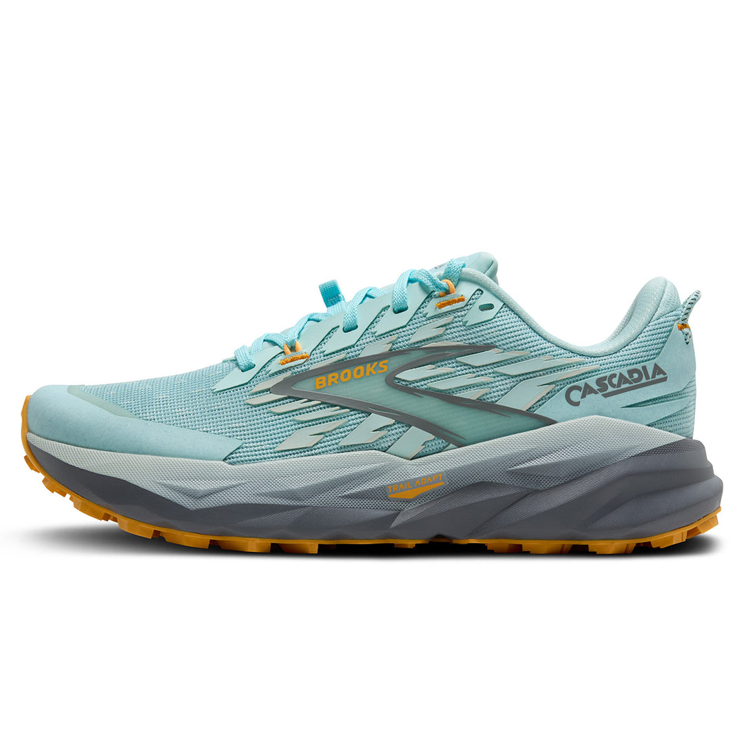 Brooks Cascadia 19 Womens | Clearwater/primer Grey/apricot