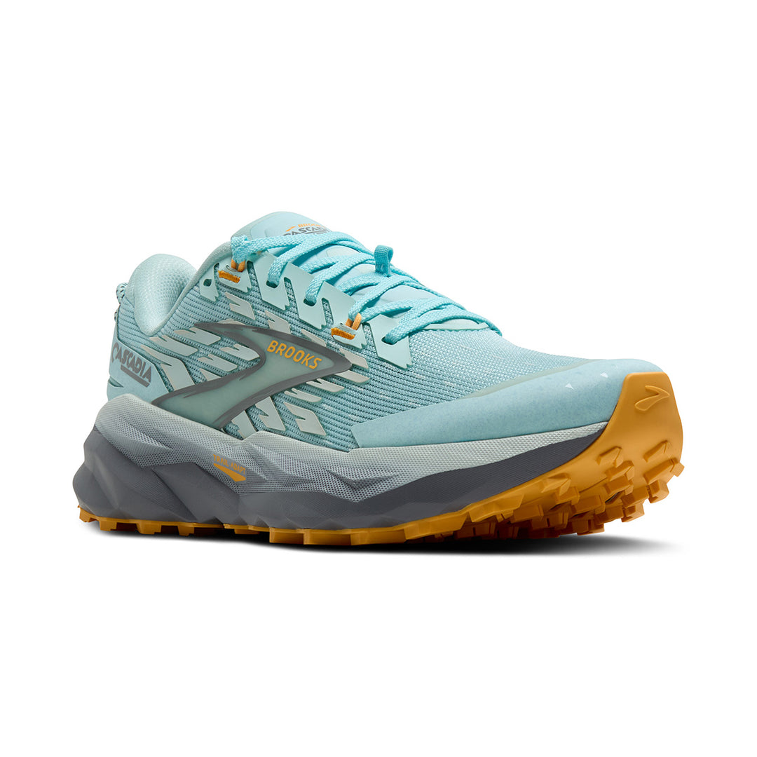 Brooks Cascadia 19 Womens | Clearwater/primer Grey/apricot
