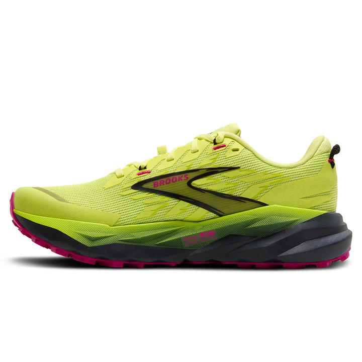 Brooks Cascadia 19 Womens | Sunny Lime/black/magenta