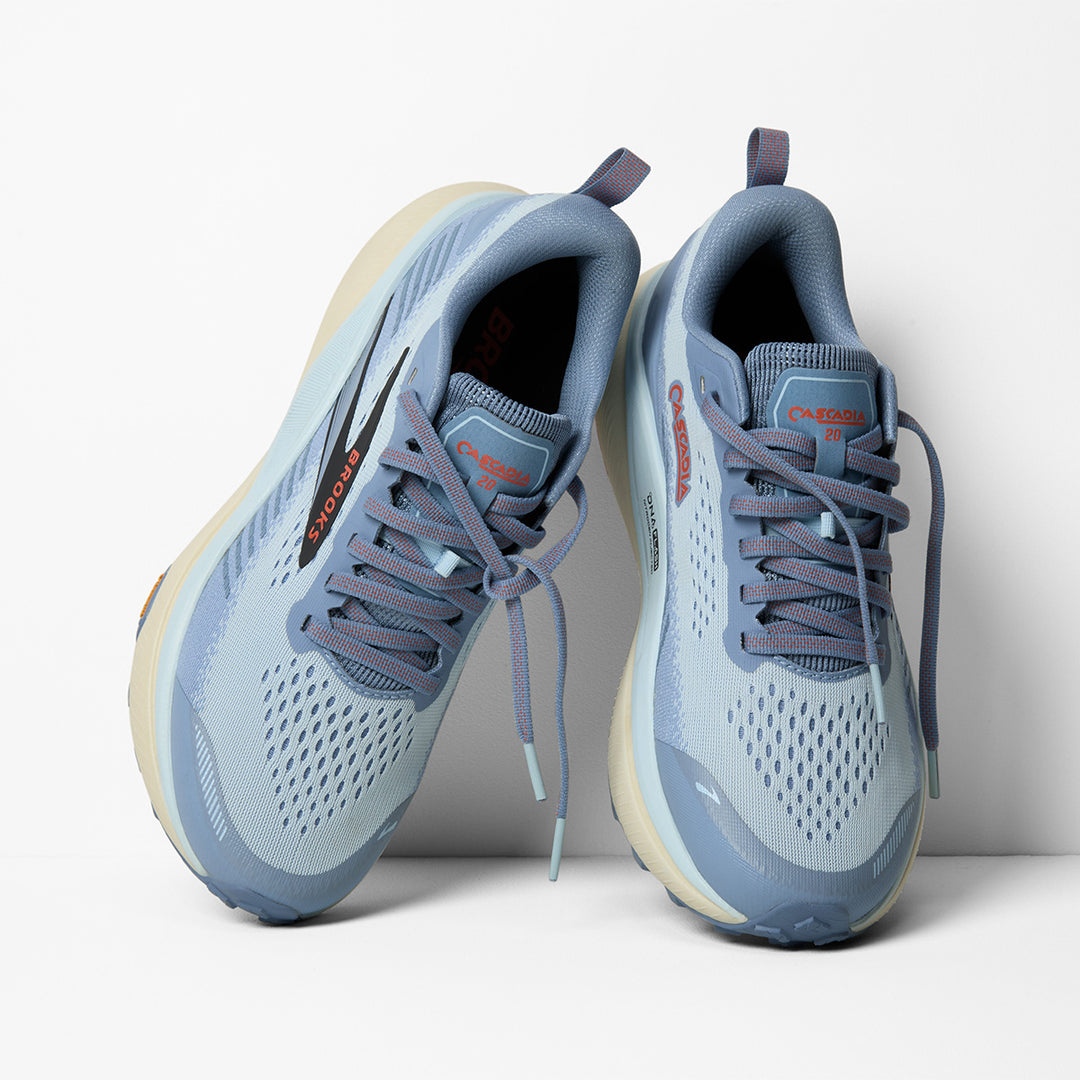 Brooks Cascadia 20 Womens | Nantucket/blue/tigerlily