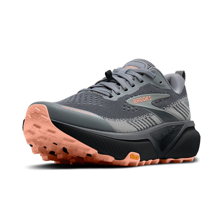 Brooks Cascadia 20 Womens | Grey/grey/peach