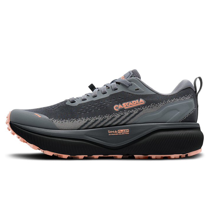 Brooks Cascadia 20 Womens | Grey/grey/peach