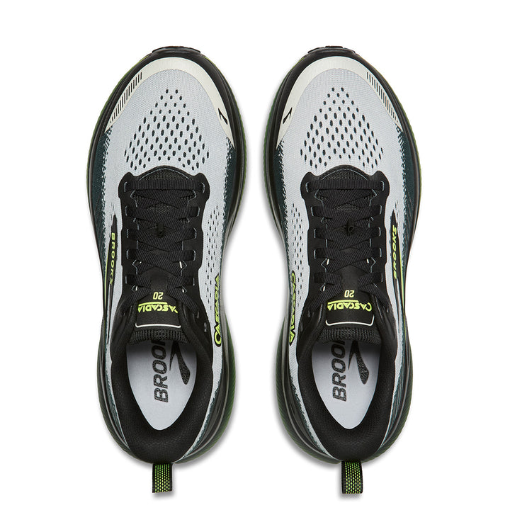 Brooks Cascadia 20 Mens | Grey/black/nightlife