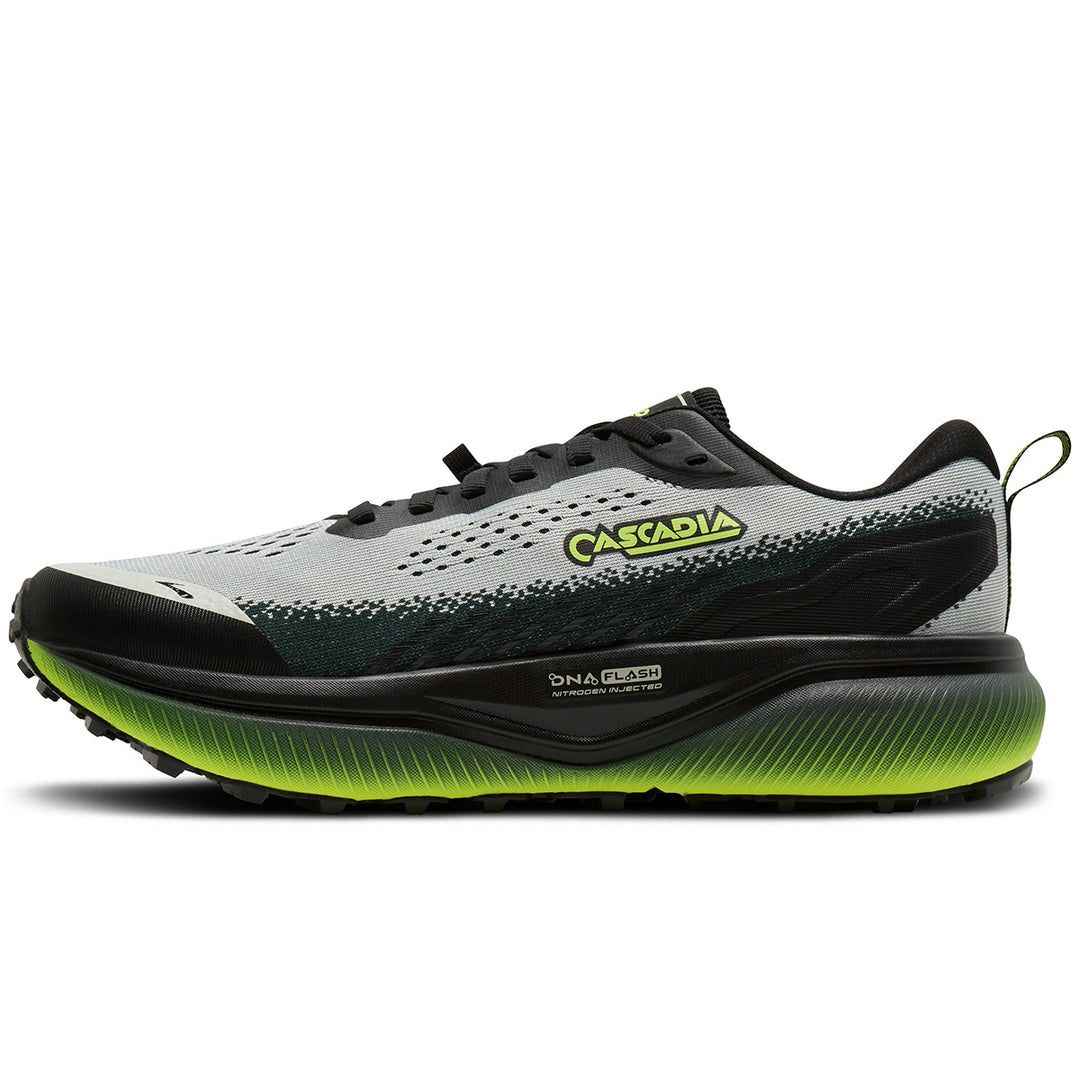 Brooks Cascadia 20 Mens | Grey/black/nightlife