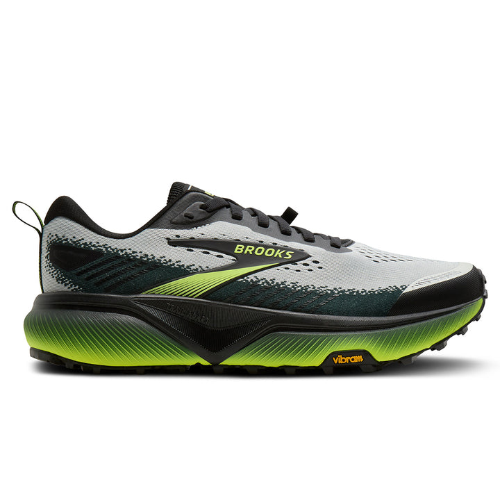 Brooks Cascadia 20 Mens | Grey/black/nightlife