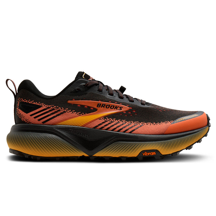 Brooks Cascadia 20 Mens | Black/tigerlily/orange