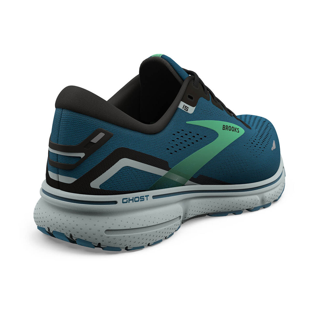 Brooks Ghost 15 Mens | Moroccan Blue | back