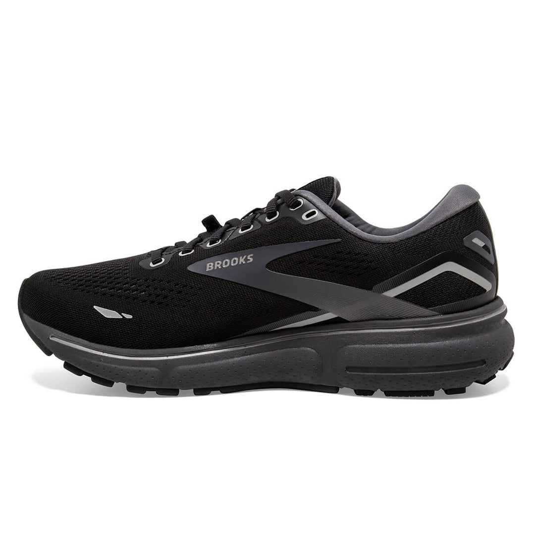 Brooks Ghost 15 GTX Womens Running Shoes | Black/blackened Pearl/alloy | medial