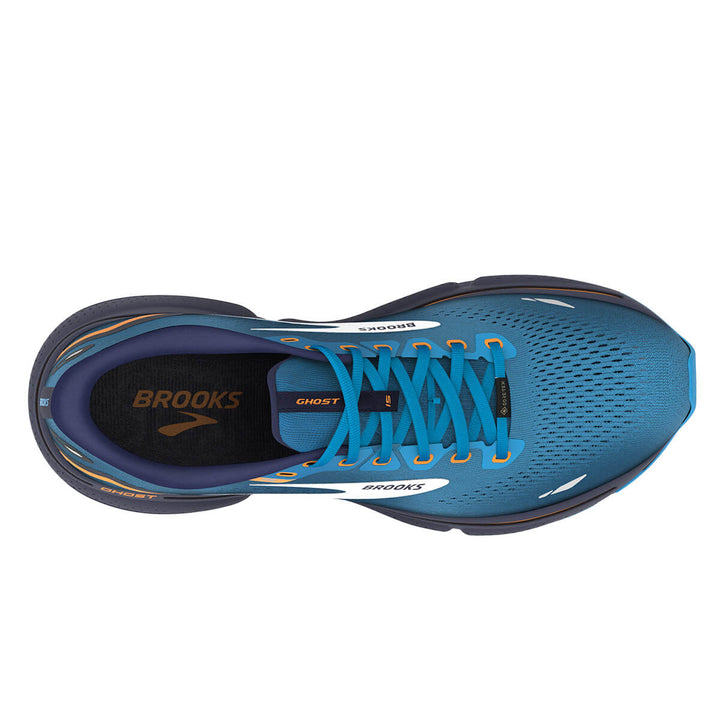 Brooks Ghost 15 GTX Mens Running Shoes | Blue/peacoat | top