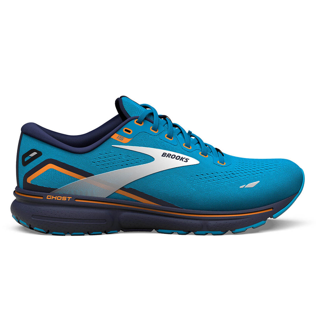 Brooks Ghost 15 GTX Mens Running Shoes | Blue/peacoat 