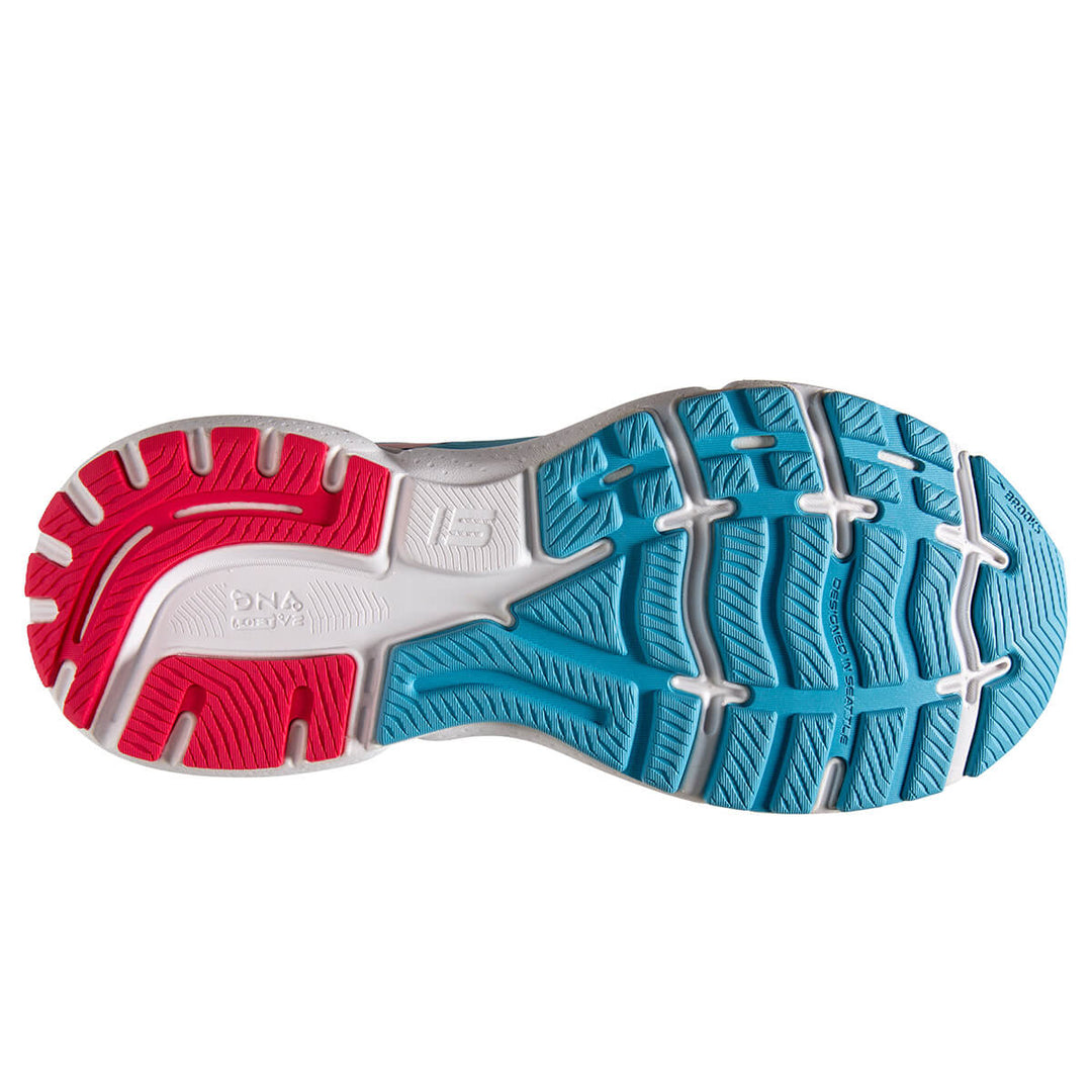 Brooks Ghost 15 Womens | Blue/raspberry/skylight