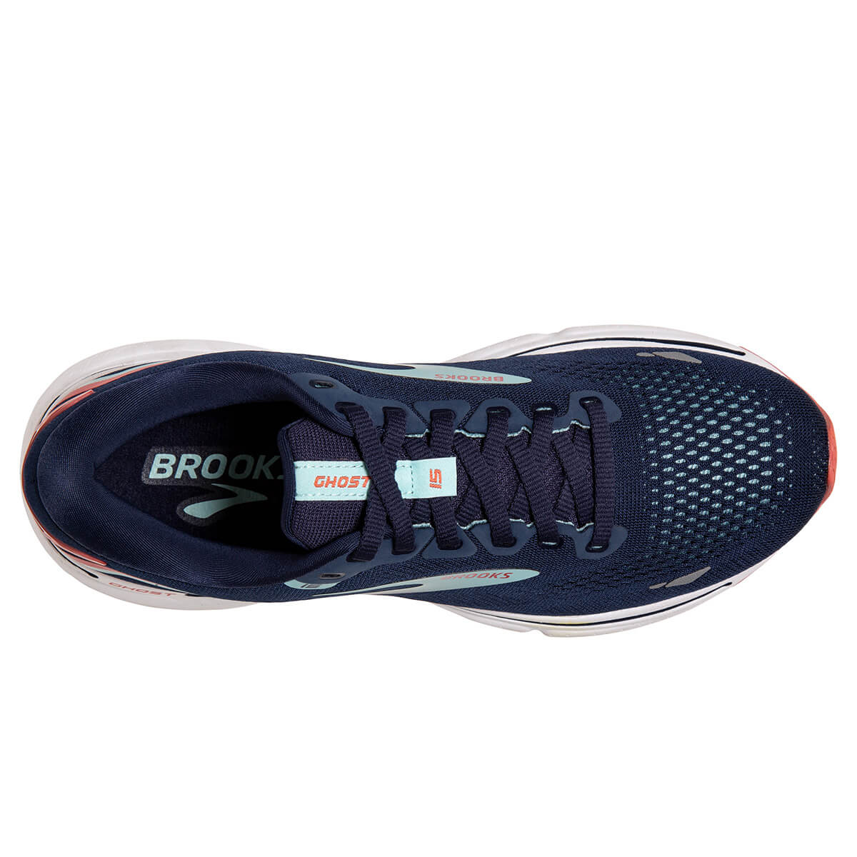 Brooks Ghost 15 Womens Peacoat canal Blue rose Alexandra Sports