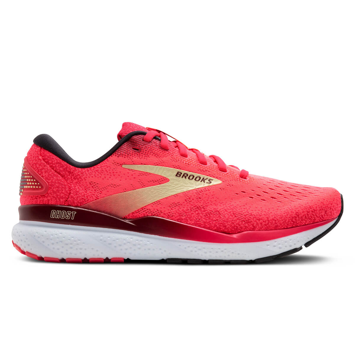Brooks Ghost 16 Womens Running Shoes Pink sundried Tomato cream Alexandra Sports