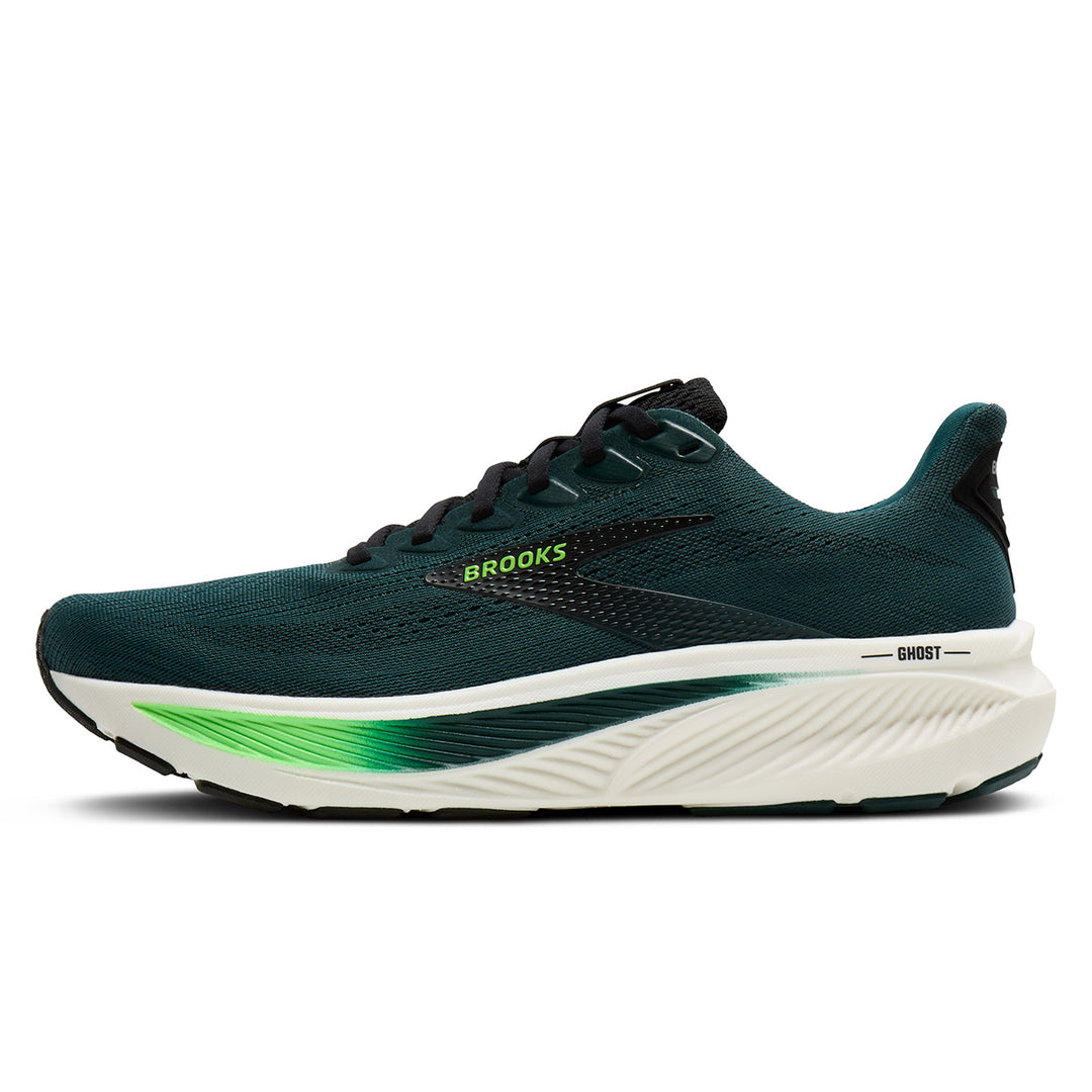 Brooks Ghost 17 Mens | Atlantic Deep/black/green