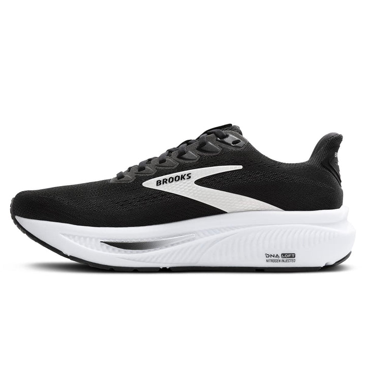 Brooks Ghost 17 Mens Running Shoes Black Grey side