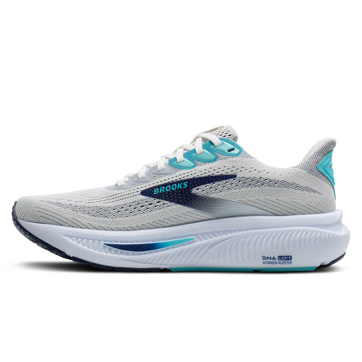 Brooks Ghost 17 Mens | White/beacon Blue/ipanema