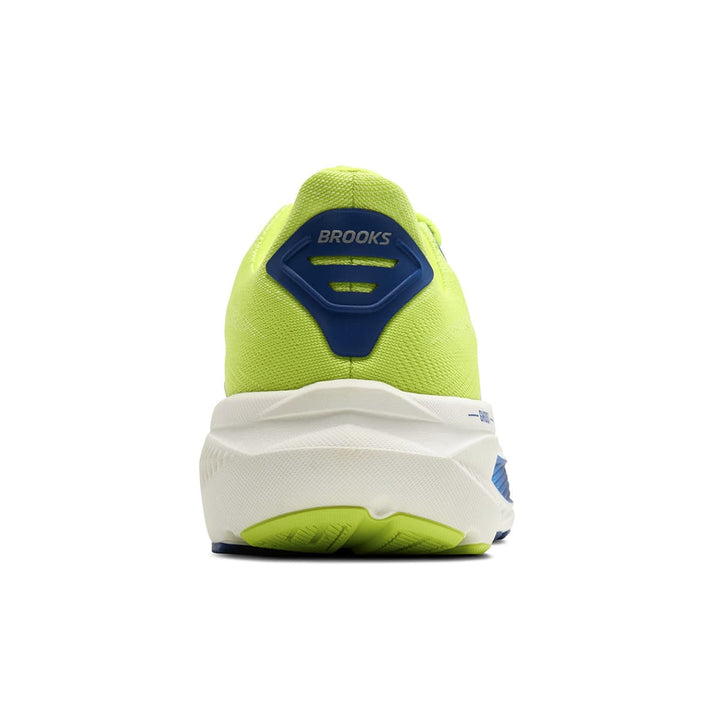 Brooks Ghost 17 Mens Running Shoes Acid Lime Navy heel