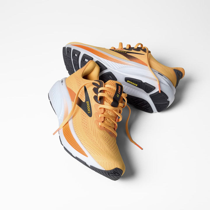 Brooks Ghost 17 Mens Running Shoes Blazing Orange and yellow studio