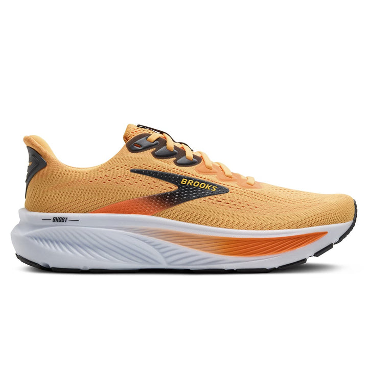 Brooks Ghost 17 Mens Running Shoes Blazing Orange and yellow