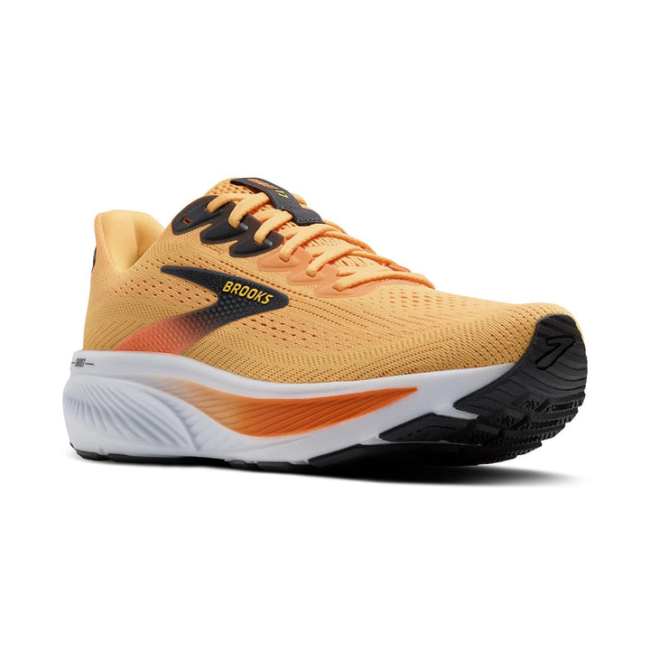 Brooks Ghost 17 Mens Running Shoes Blazing Orange and yellow front 2