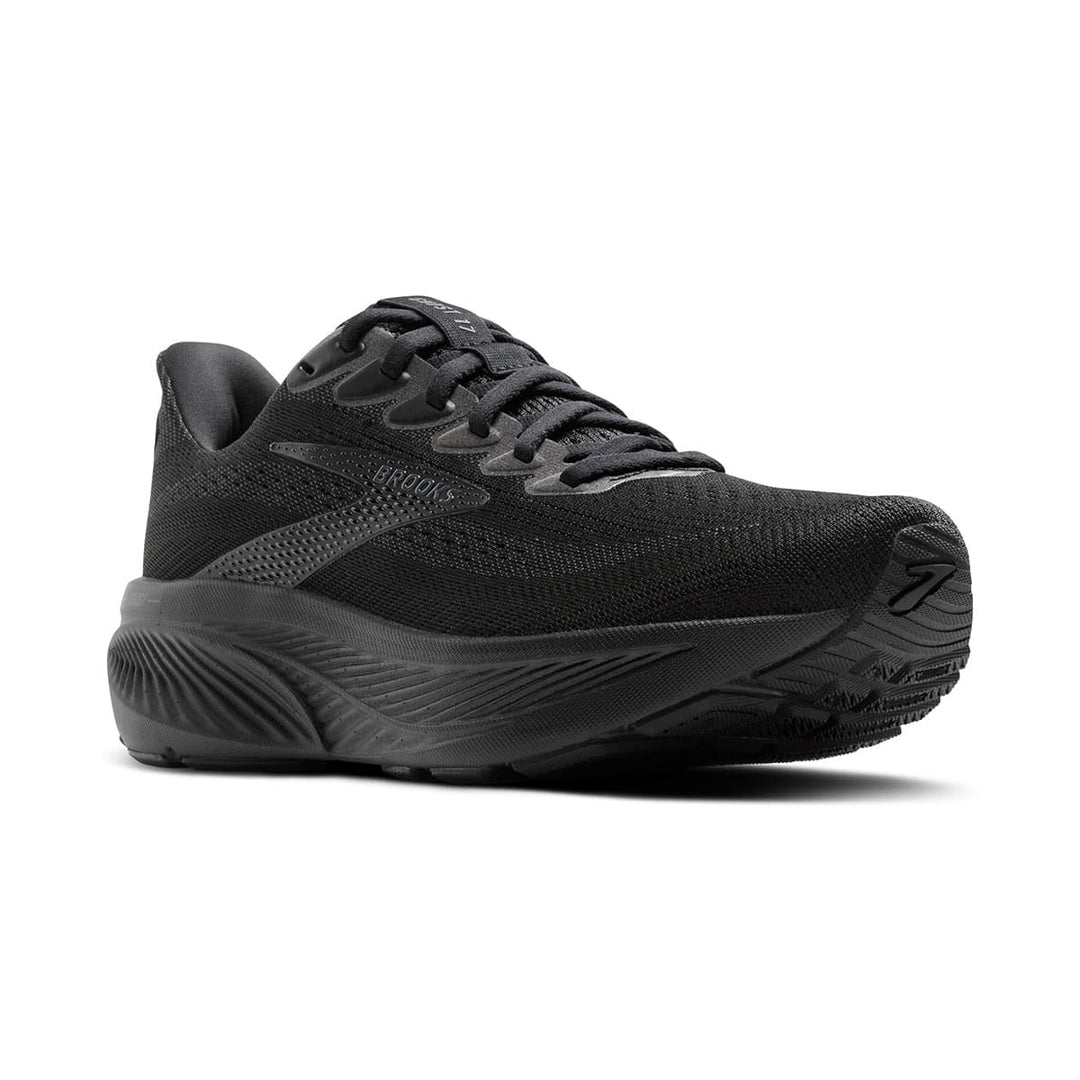 Brooks Ghost 17 Womens Running Shoes Black ebony front