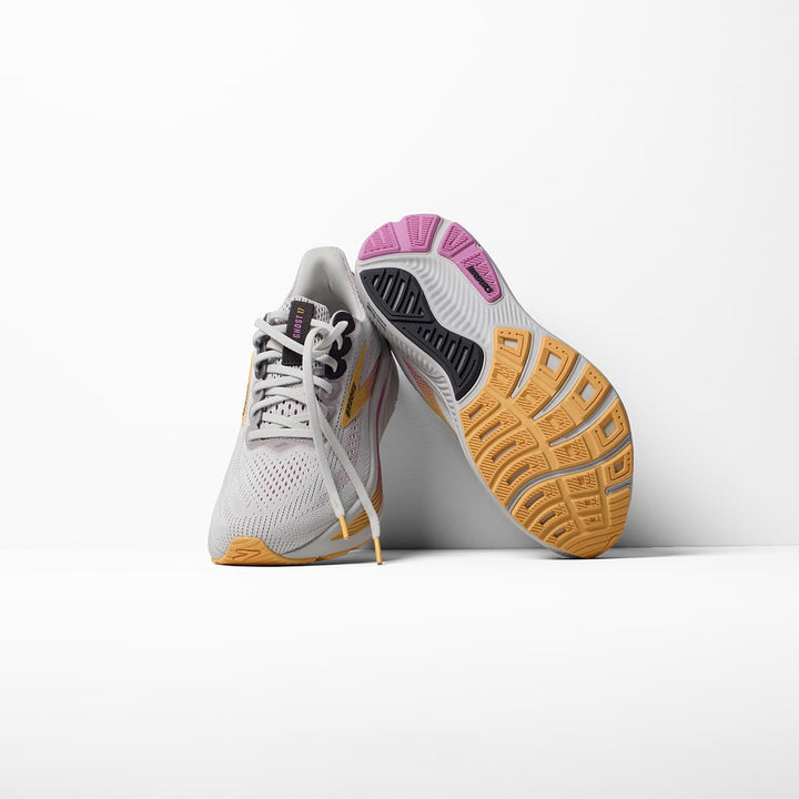 Brooks Ghost 17 Womens Running Shoes Oyster apricot studio shot