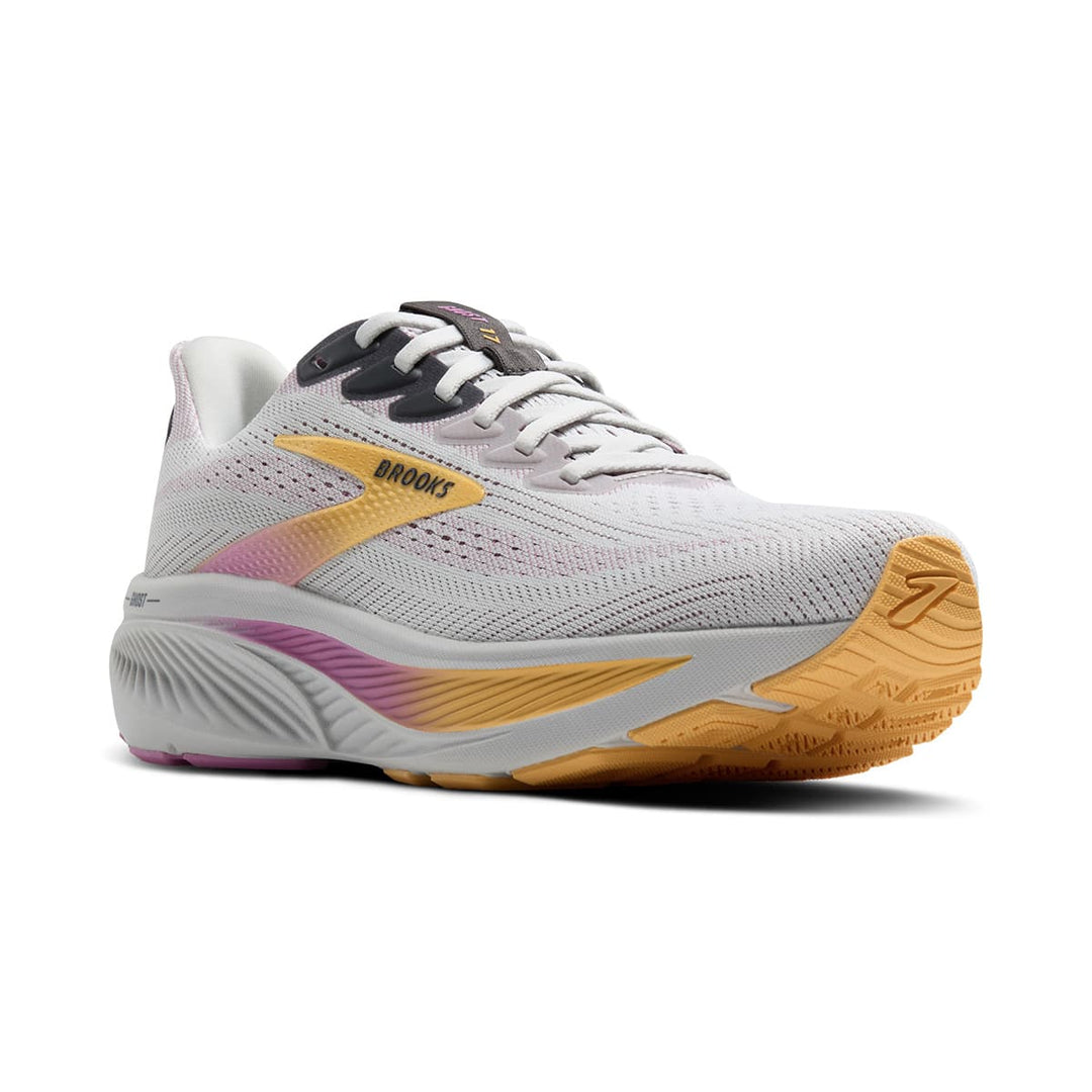 Brooks Ghost 17 Womens Running Shoes Oyster apricot front angle