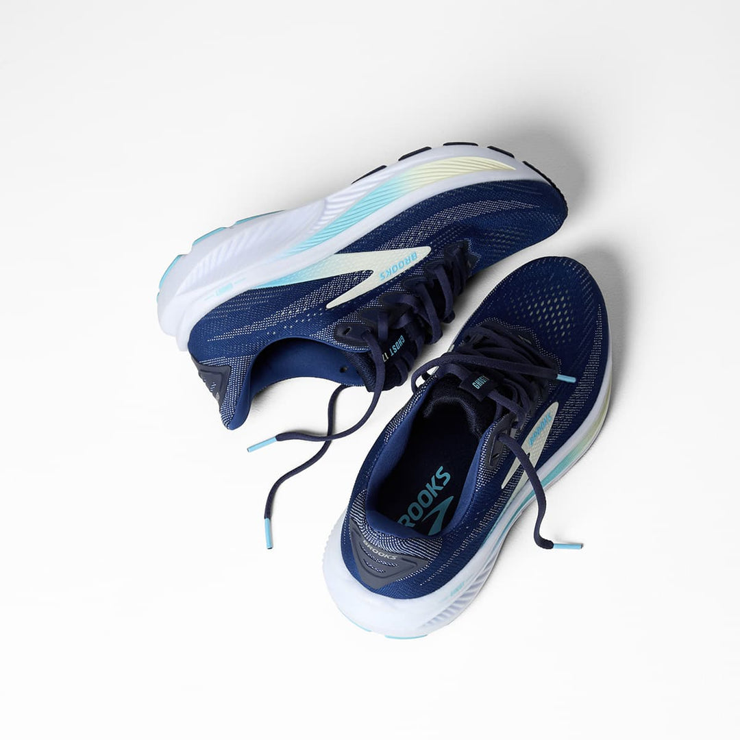 Brooks Ghost 17 Womens | Navy/green/turquoise