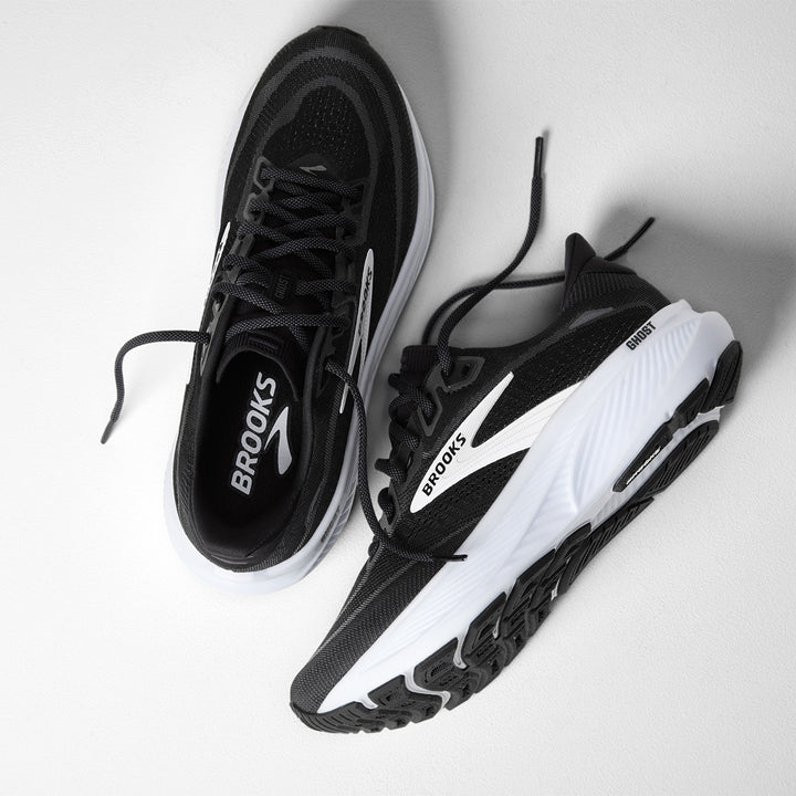 Brooks Ghost 18 Womens | Black/grey/white