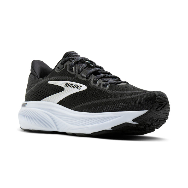 Brooks Ghost 18 Womens | Black/grey/white