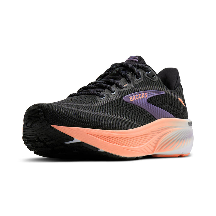Brooks Ghost 18 Womens | Black/mulled Grape/peach
