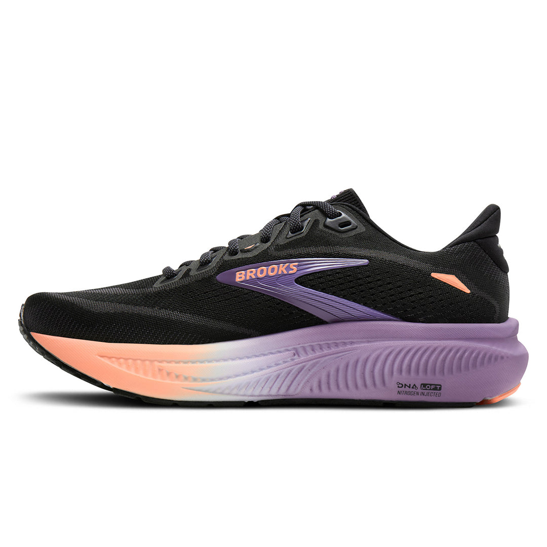 Brooks Ghost 18 Womens | Black/mulled Grape/peach
