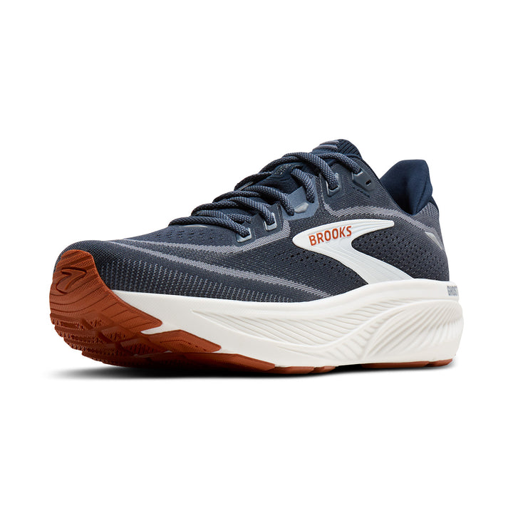 Brooks Ghost 18 Mens | Navy Blazer/red Earth/blue