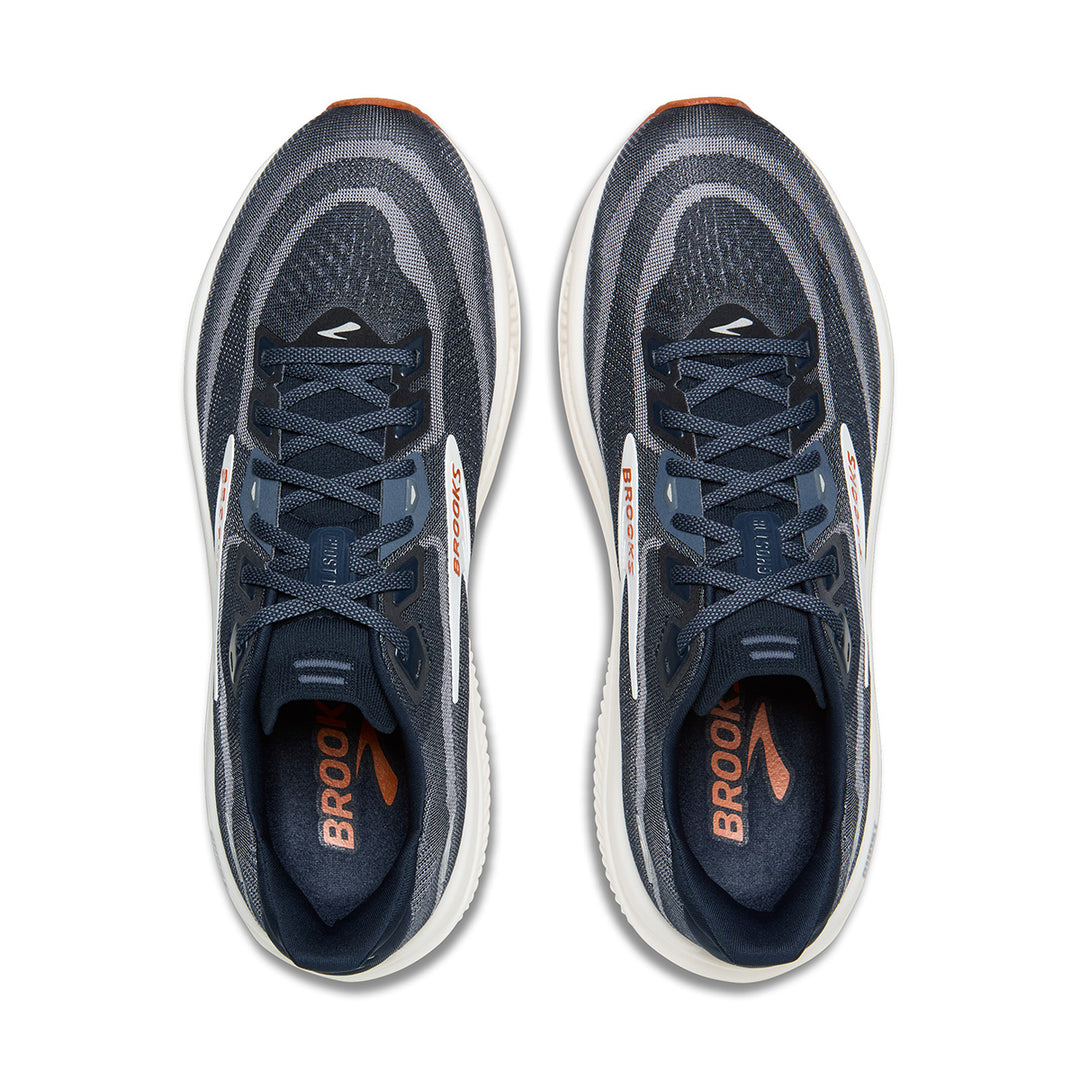 Brooks Ghost 18 Mens | Navy Blazer/red Earth/blue