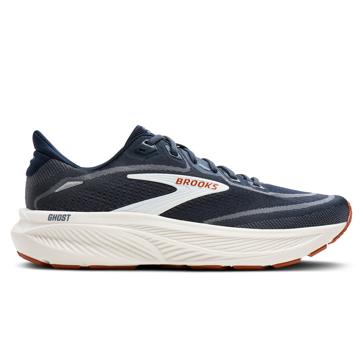 Brooks Ghost 18 Mens | Navy Blazer/red Earth/blue