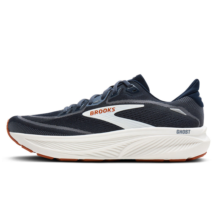 Brooks Ghost 18 Mens | Navy Blazer/red Earth/blue